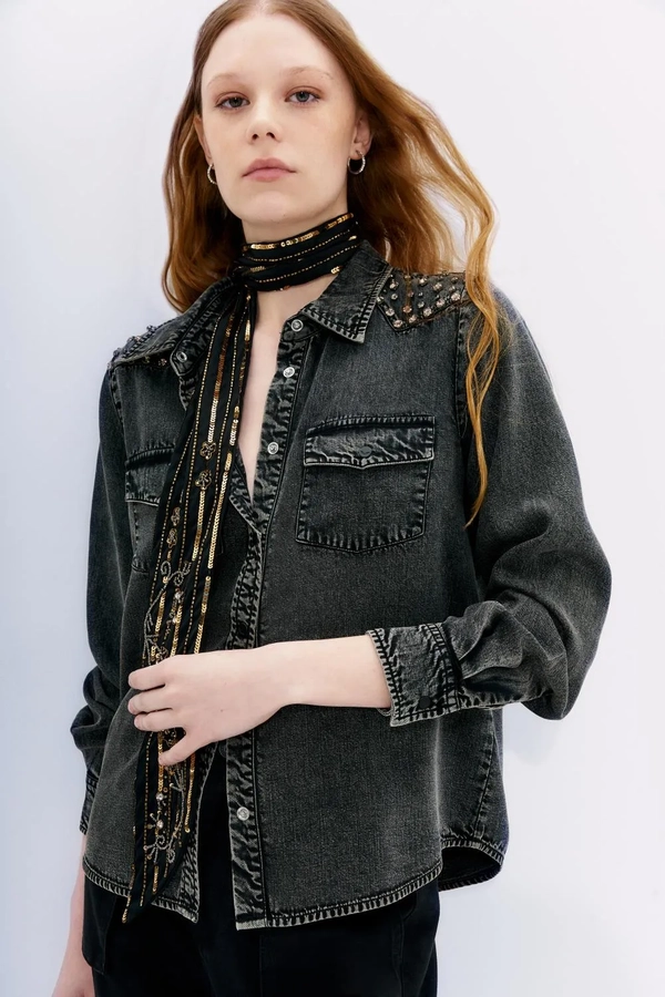camisa texan detail