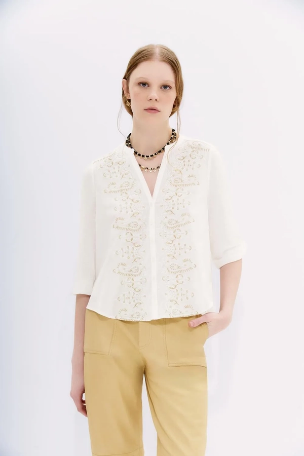 camisa amalita lurex