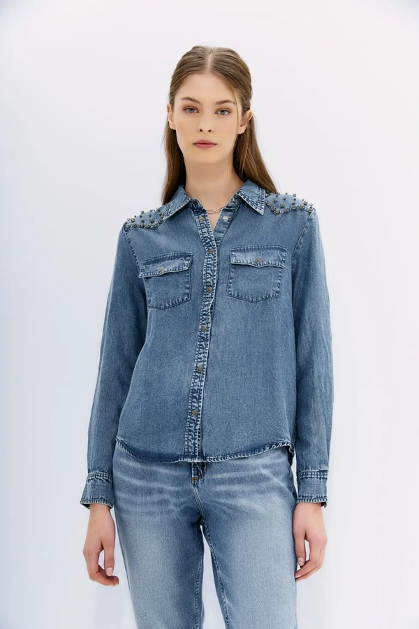 camisa texan detail