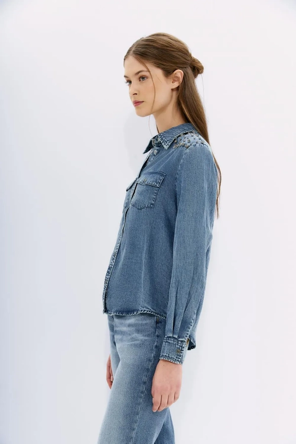 camisa texan detail