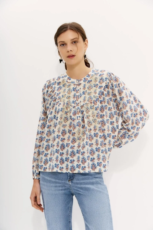 camisa jazmin block