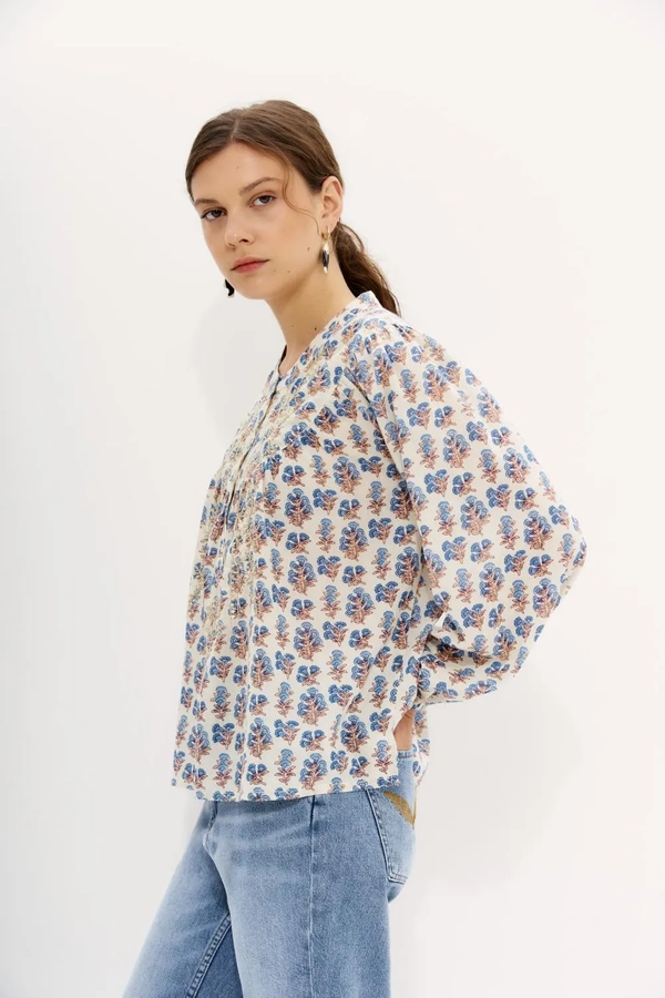 camisa jazmin block