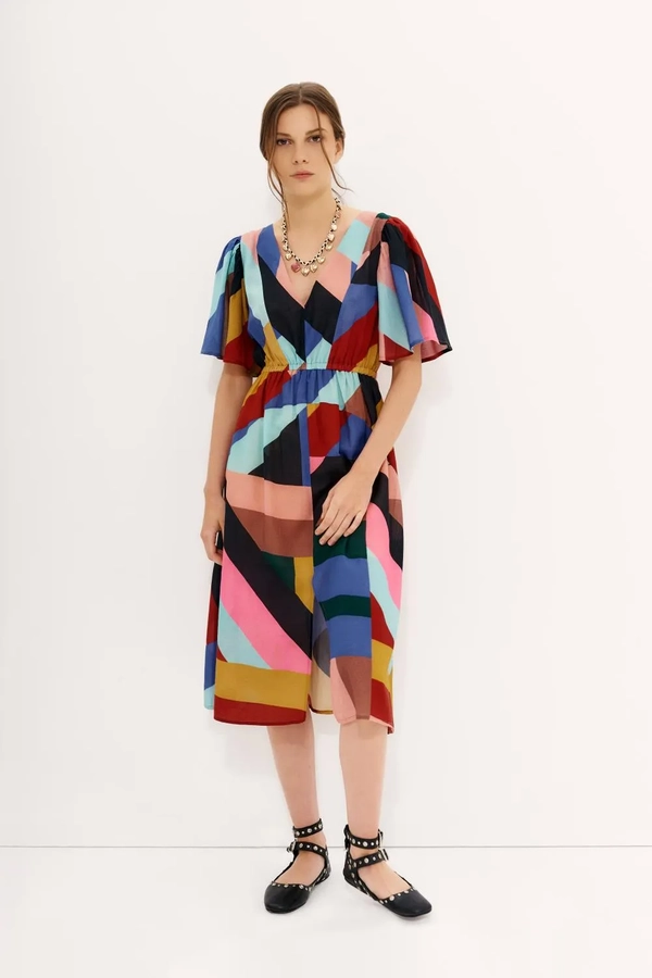 vestido sol rainbow