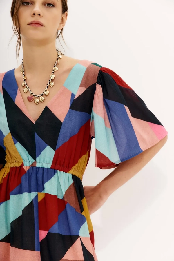 vestido sol rainbow