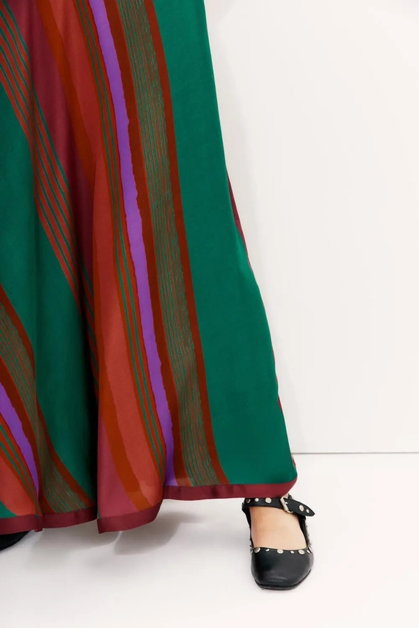 falda stripes wide