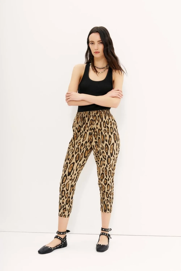 pantalon porter leopard new d