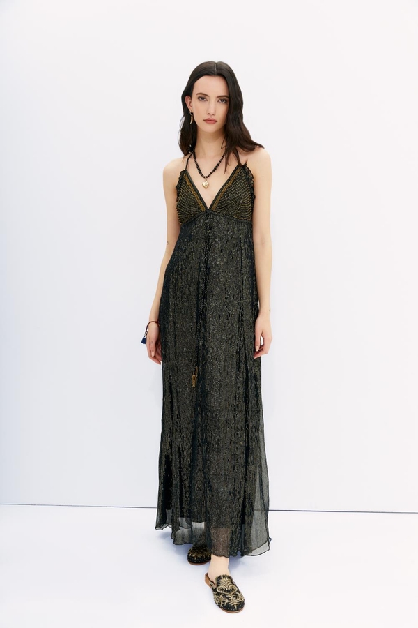 vestido suki lurex