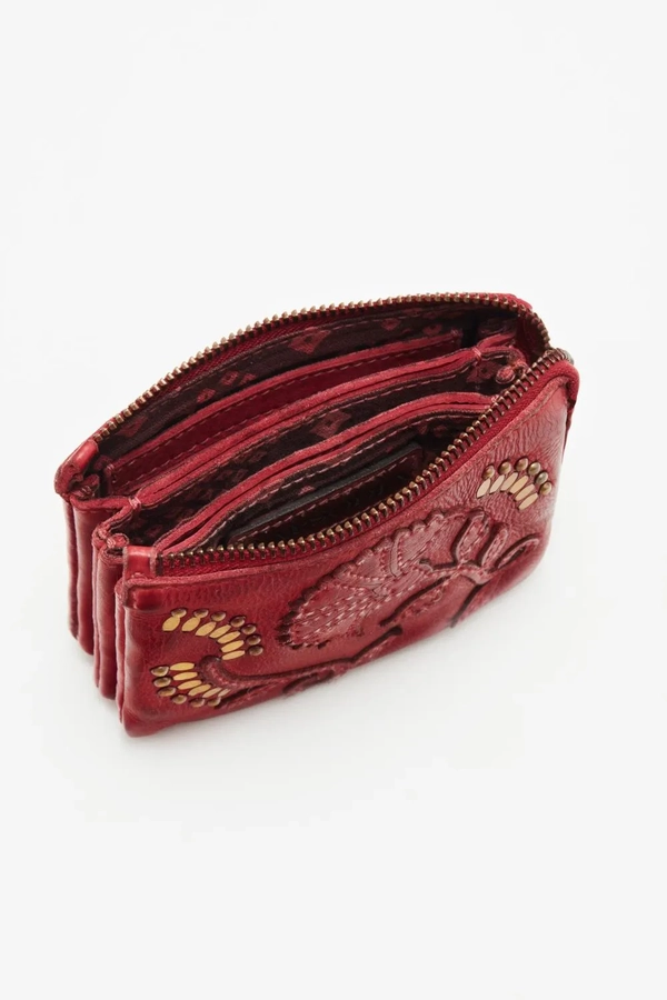 billetera braid flower