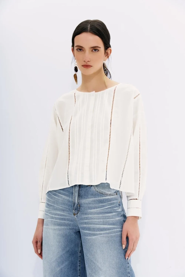 camisa gypsy lace