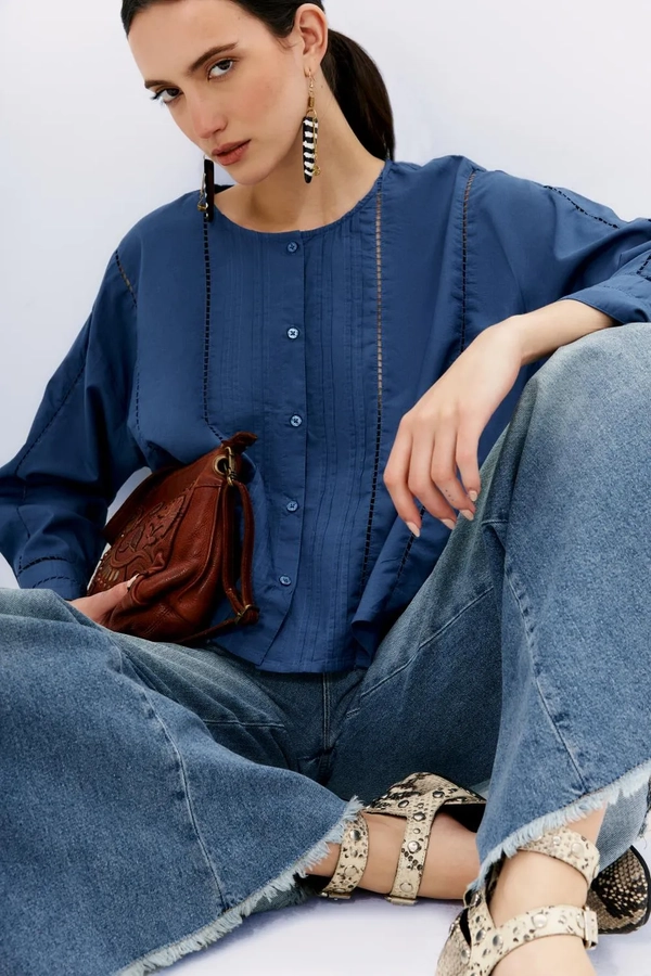 camisa gypsy lace