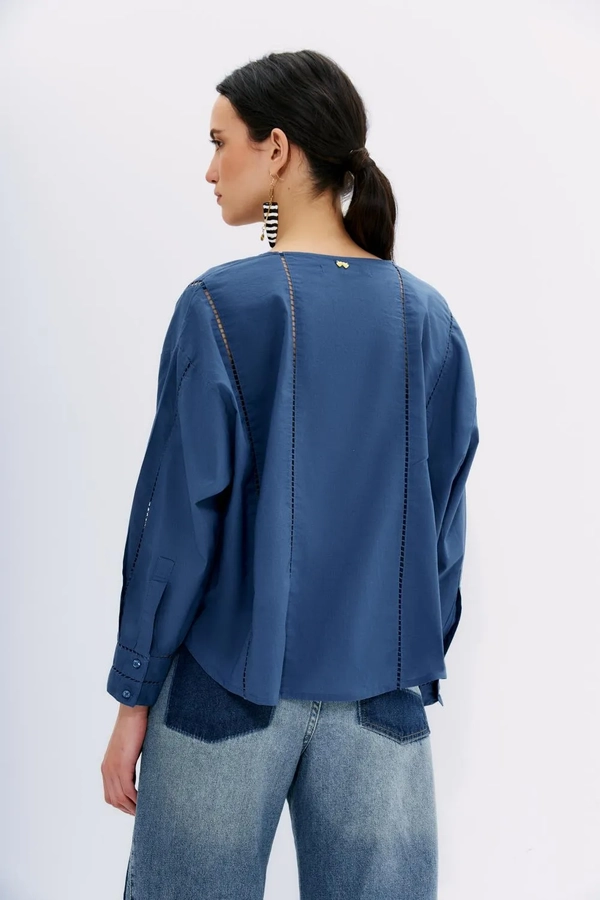 camisa gypsy lace