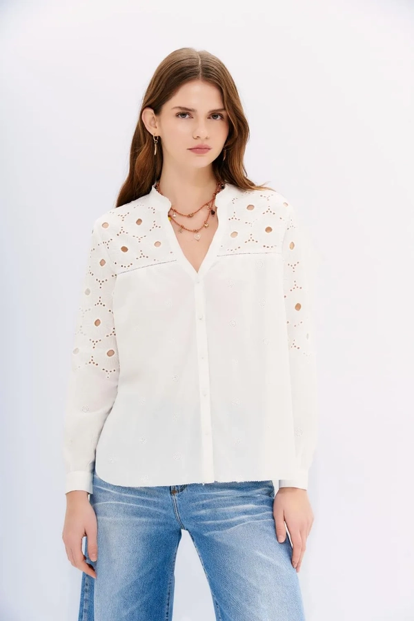 camisa louvre fleur