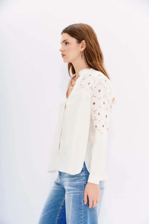 camisa louvre fleur