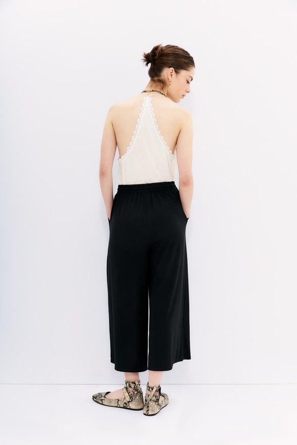 pantalon crop cupro