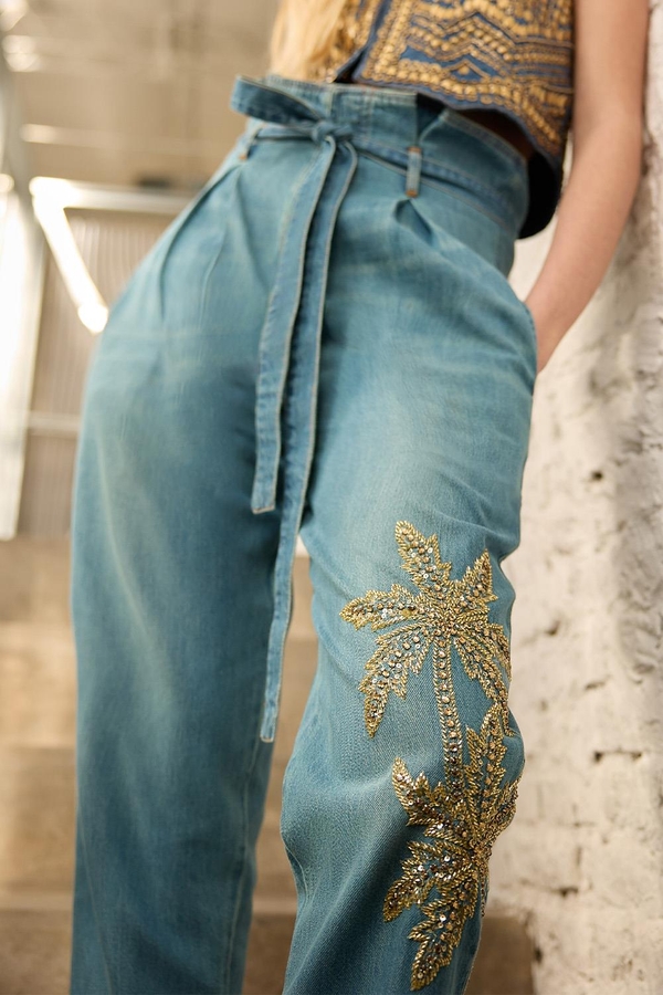 pantalon denim palms