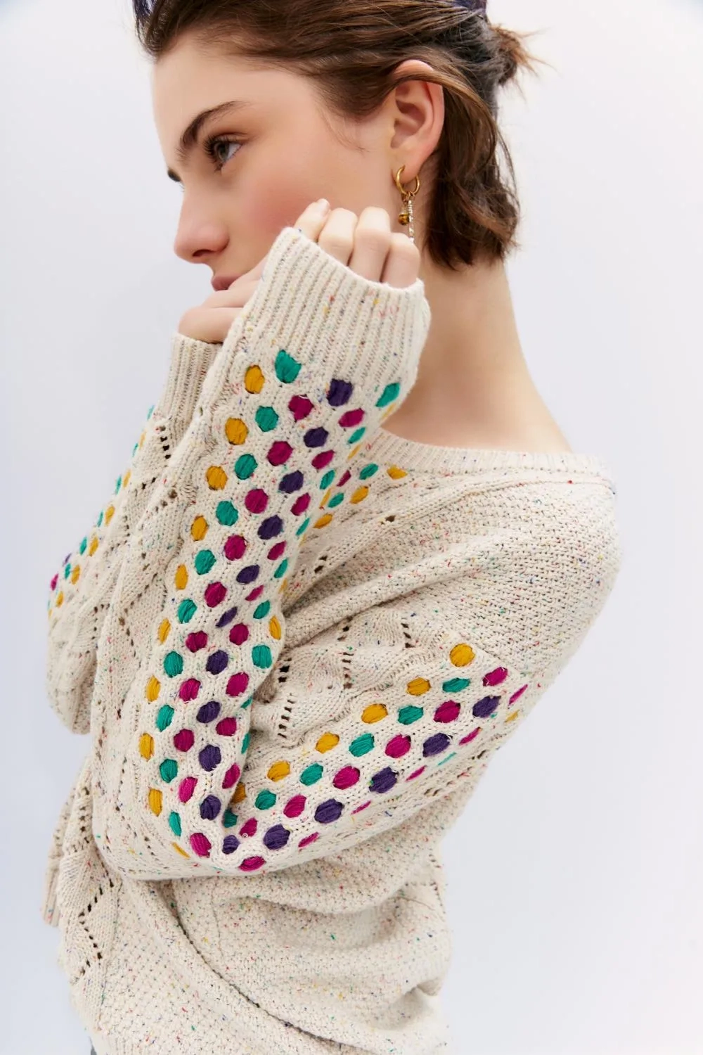 sweater pointelle