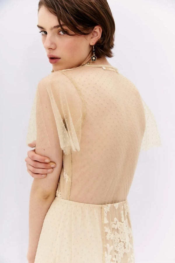 vestido lace mix