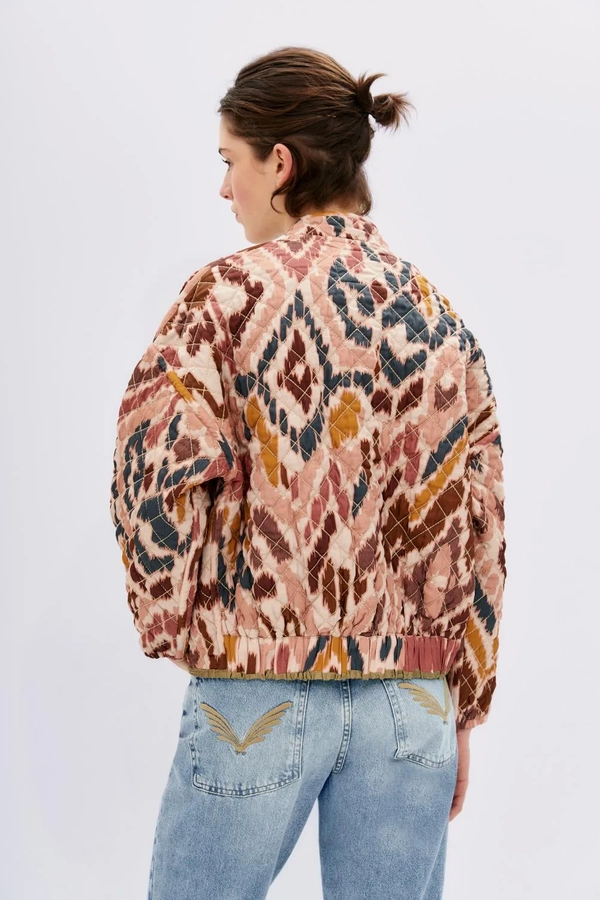 chaqueta birds ikat