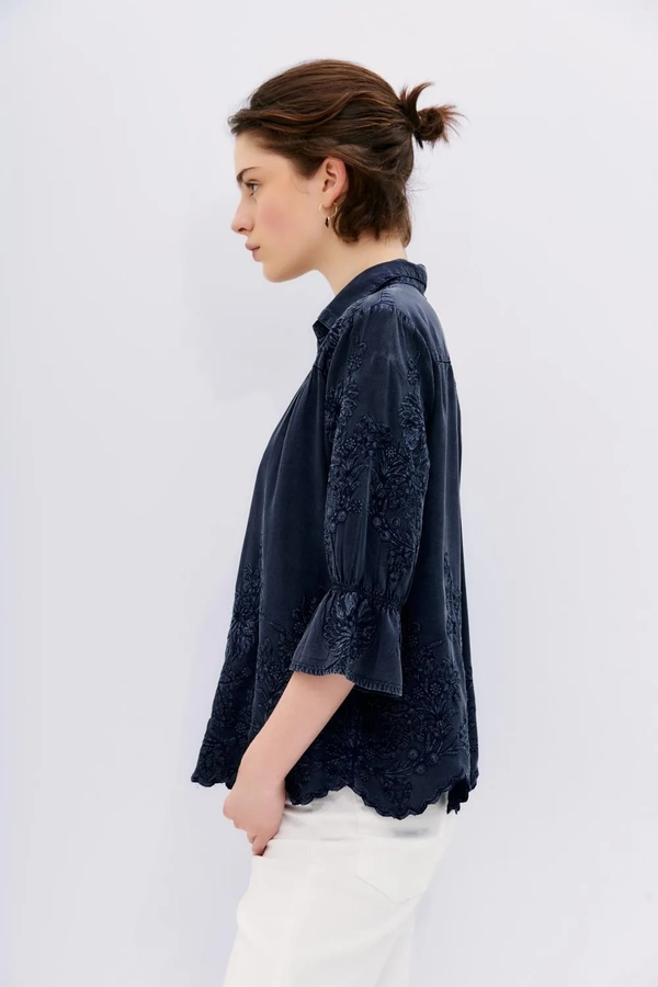 camisa tencel lace