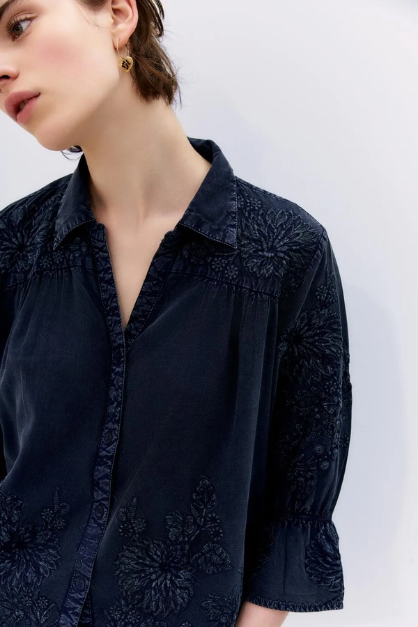 camisa tencel lace