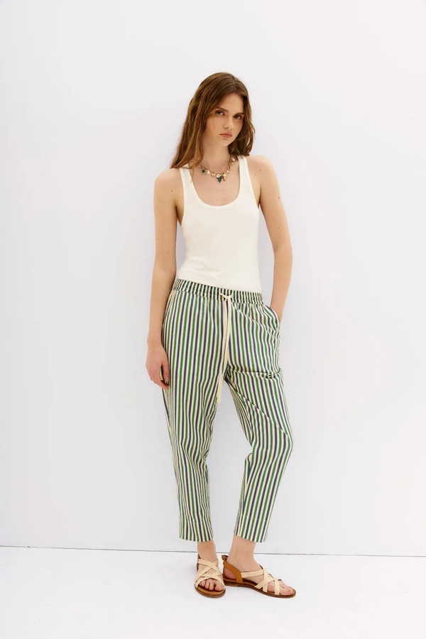 pantalon baggy stripes