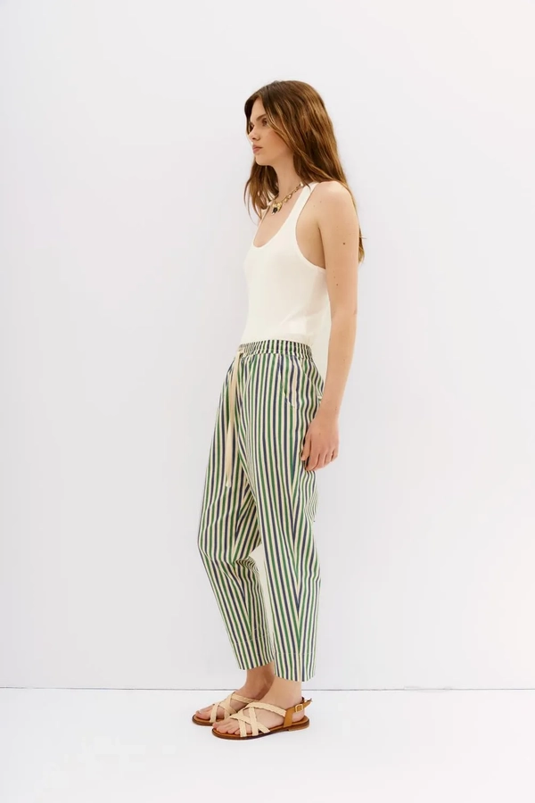 pantalon baggy stripes