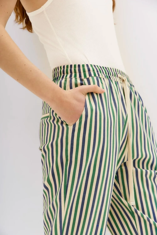 pantalon baggy stripes
