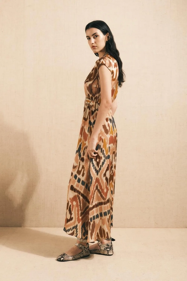 vestido butterfly ikat