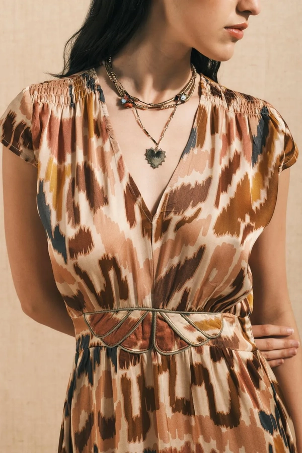 vestido butterfly ikat