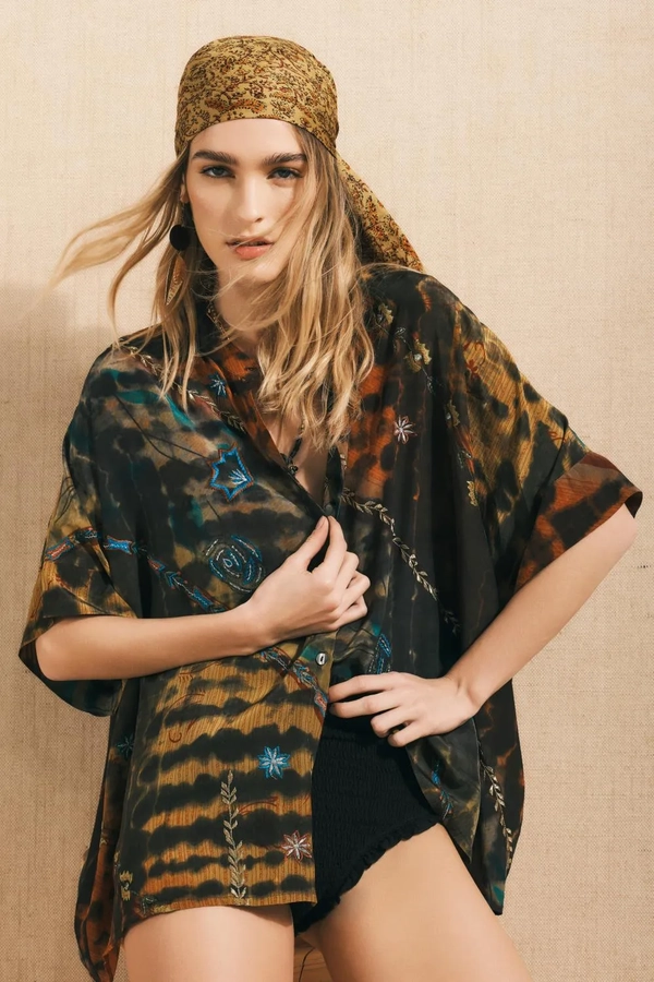 camisa saree vintage