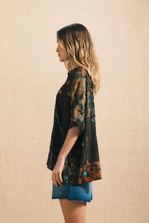camisa saree vintage