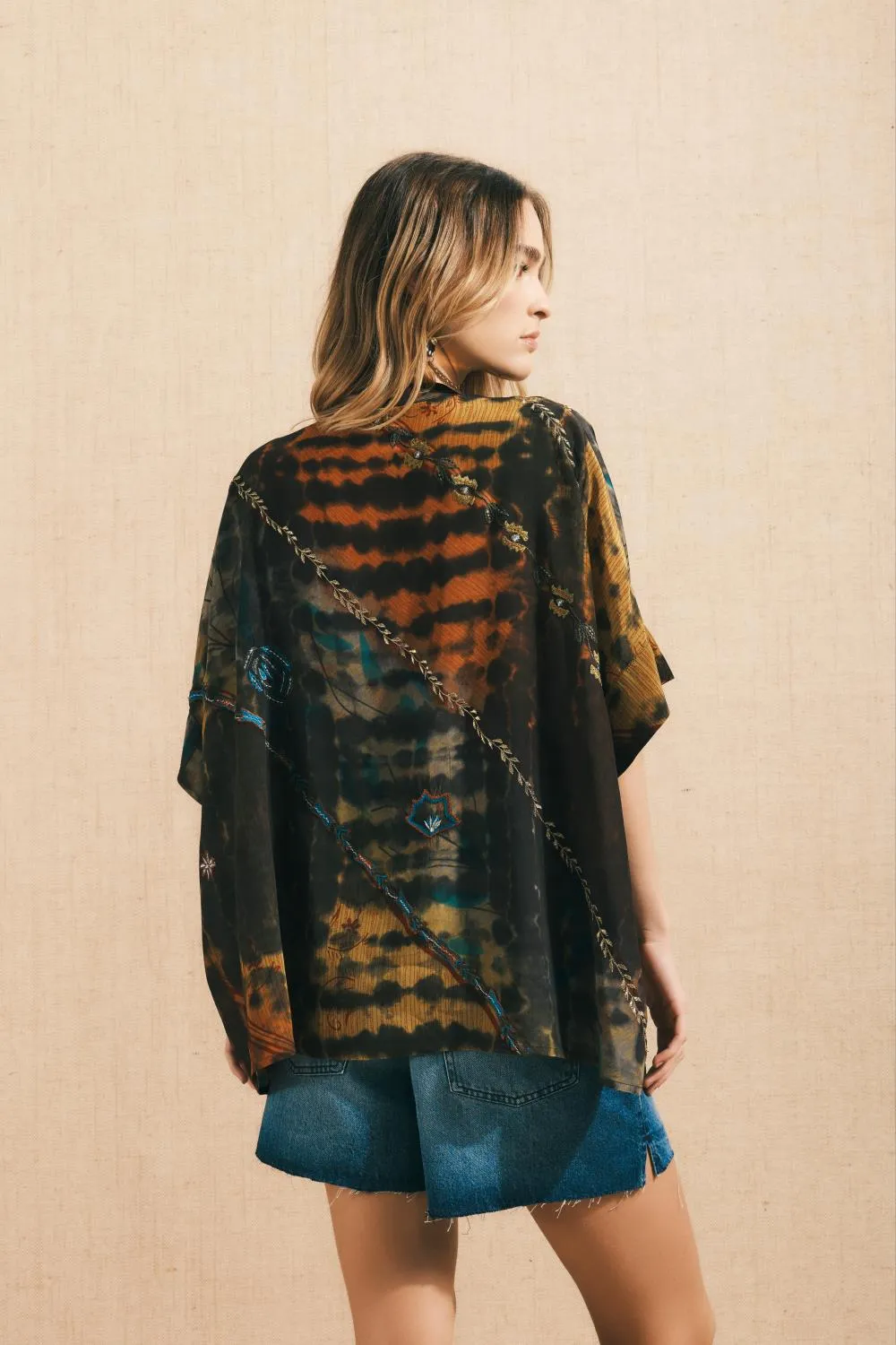 camisa saree vintage