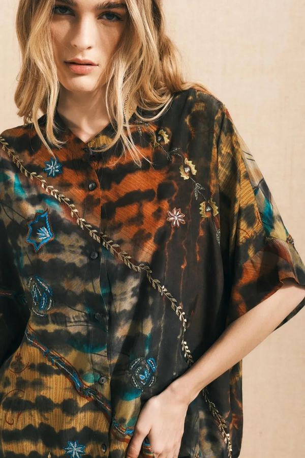 camisa saree vintage
