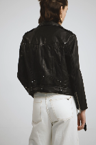 chaqueta moto new cuero