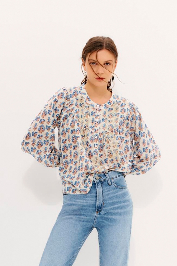 camisa jazmin block