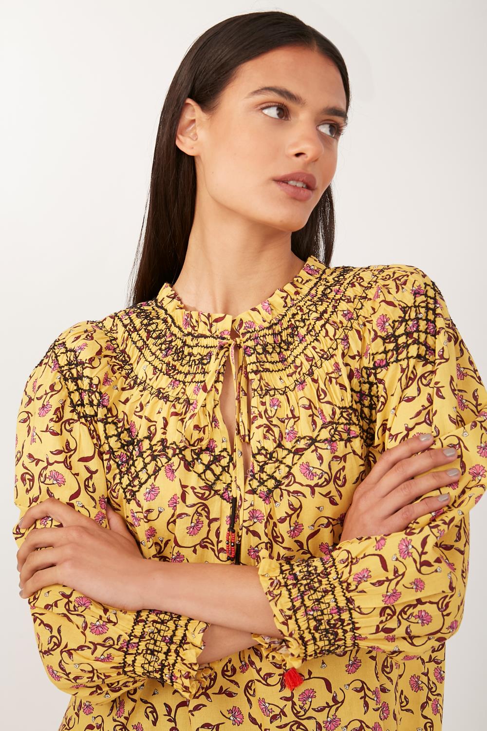 Camisa Smock Sol