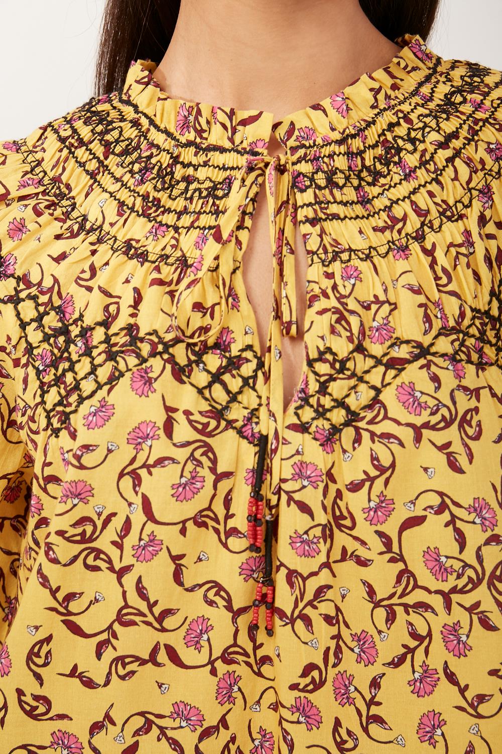 Camisa Smock Sol