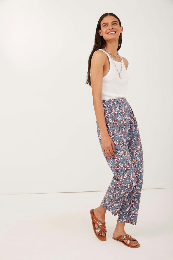 PANTALON BLOCK FLOWERS         