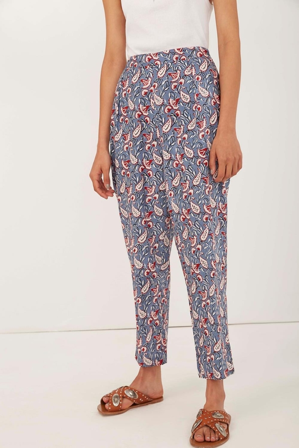 PANTALON BLOCK FLOWERS         