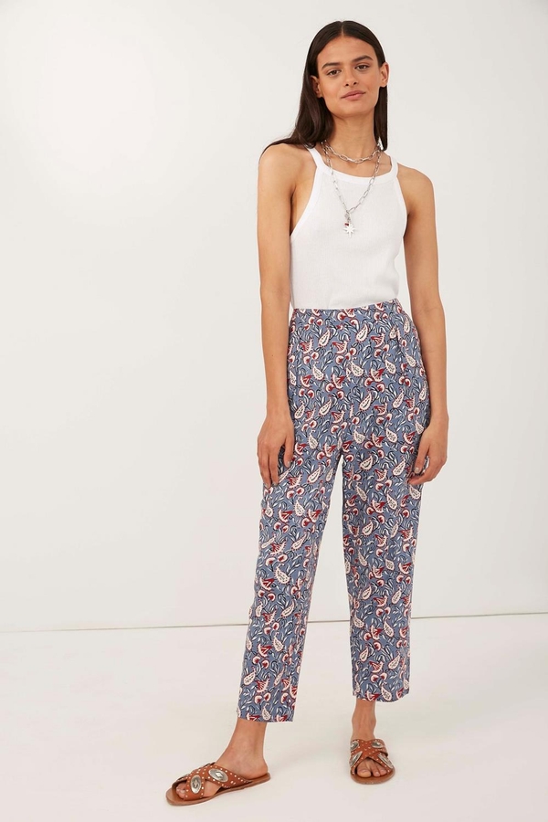 PANTALON BLOCK FLOWERS         