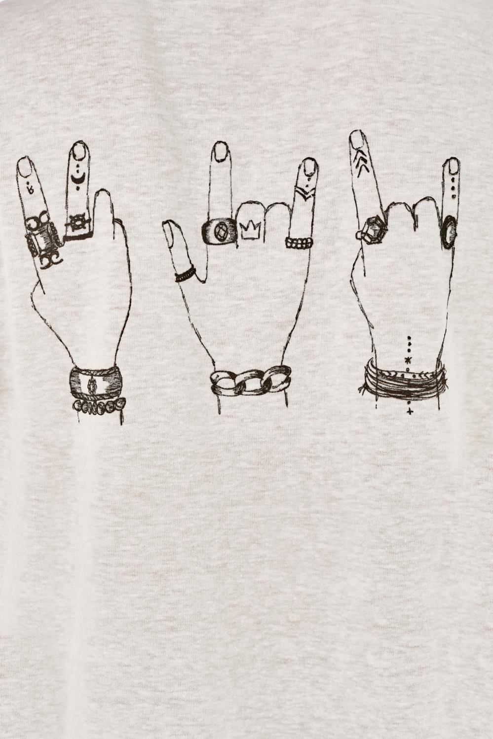 Camiseta Reagge Hands