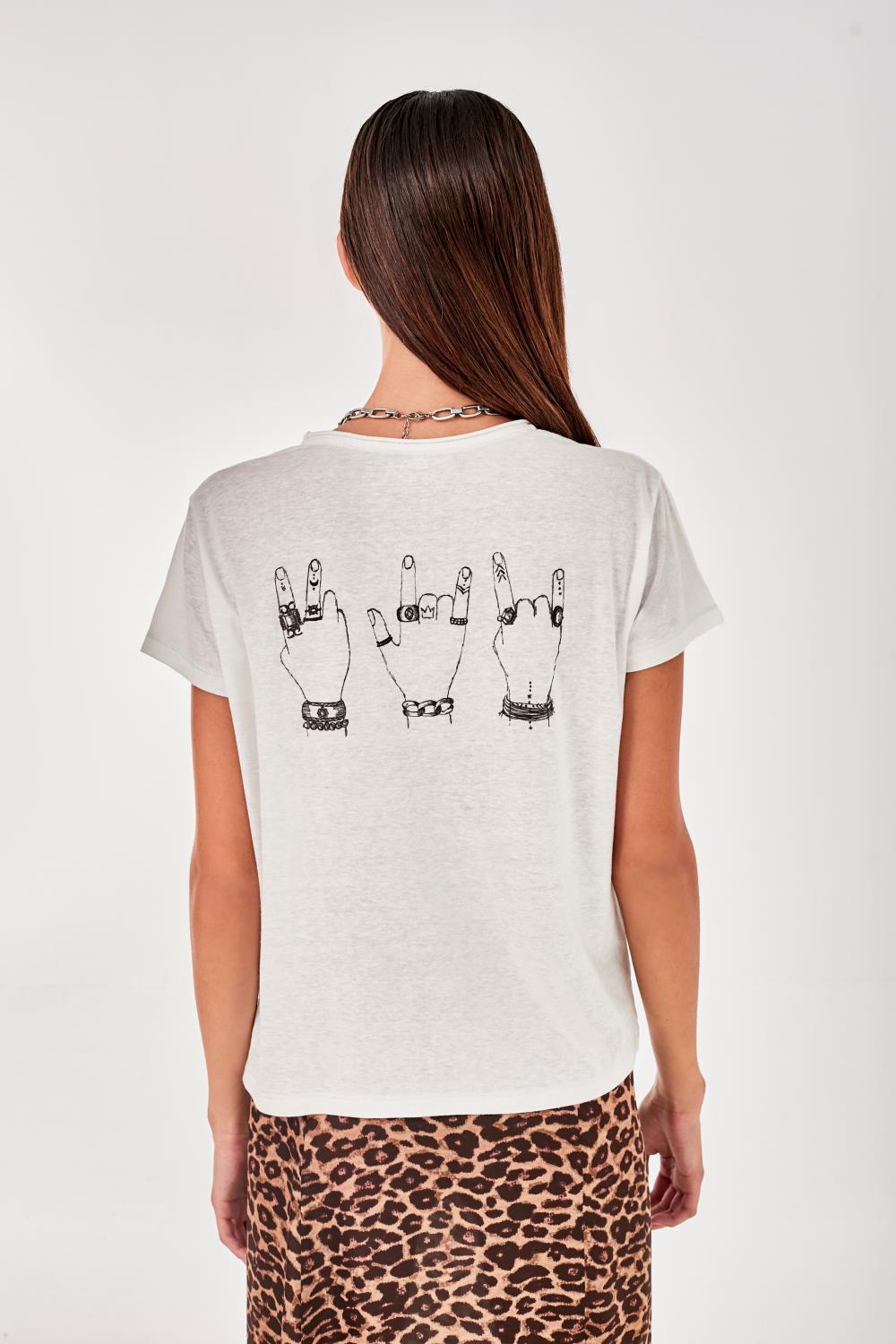 Camiseta Reagge Hands