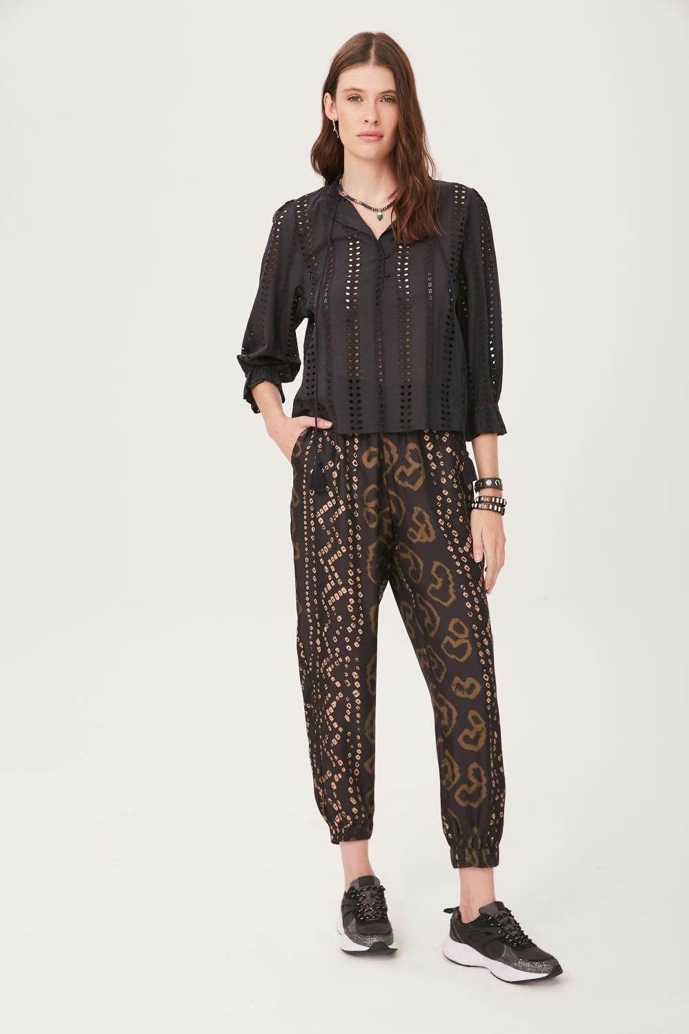 Camisa Mao Broderie