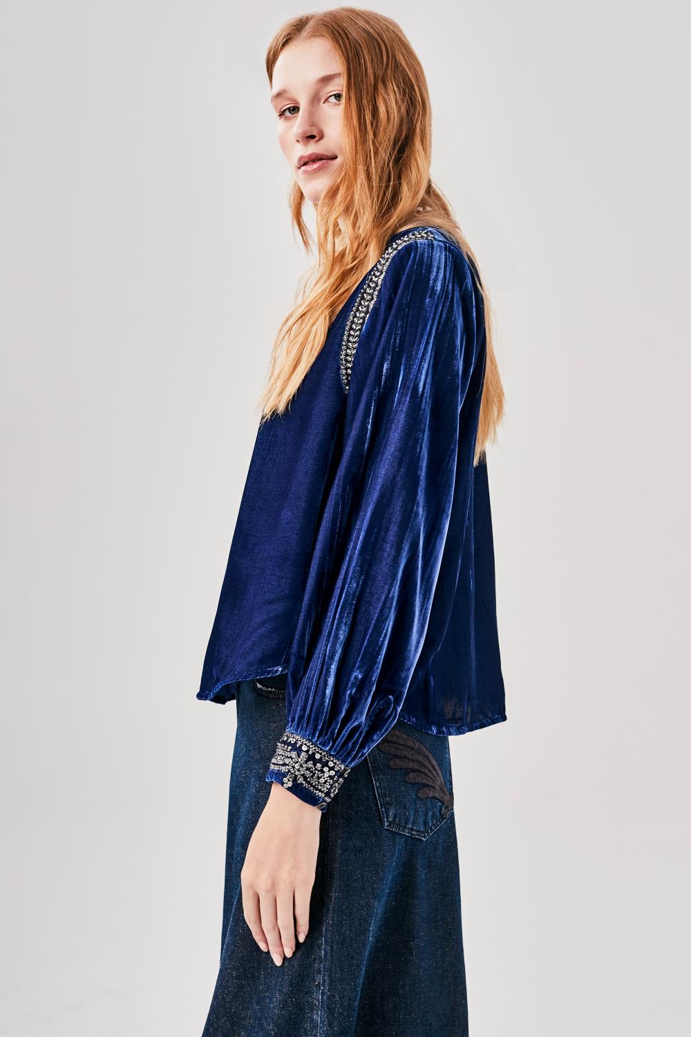 Camisa Gandha Velvet