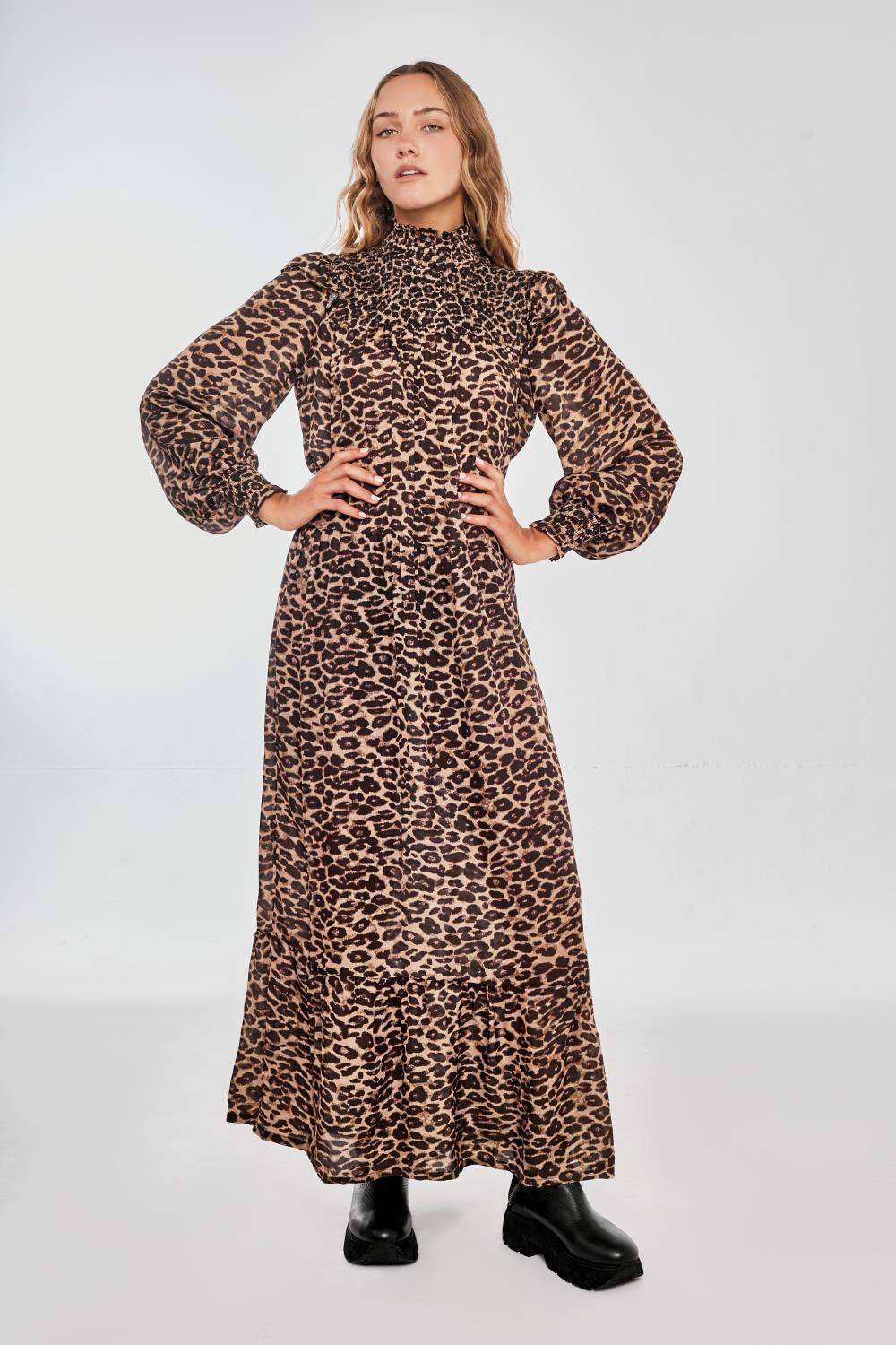 Vestido Amedee Leopard