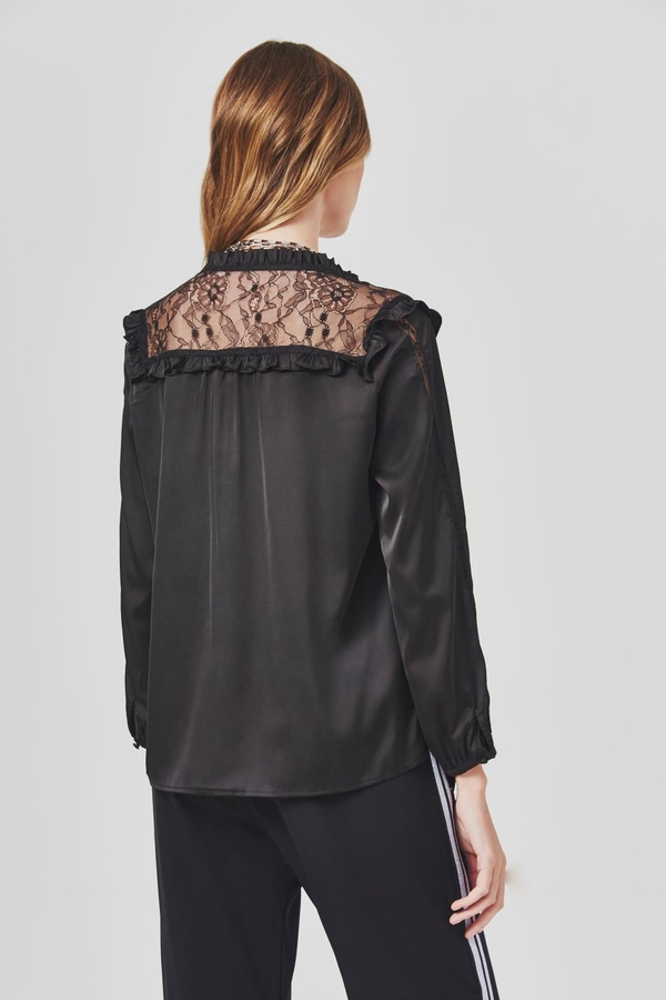 Camisa Lace Flowers