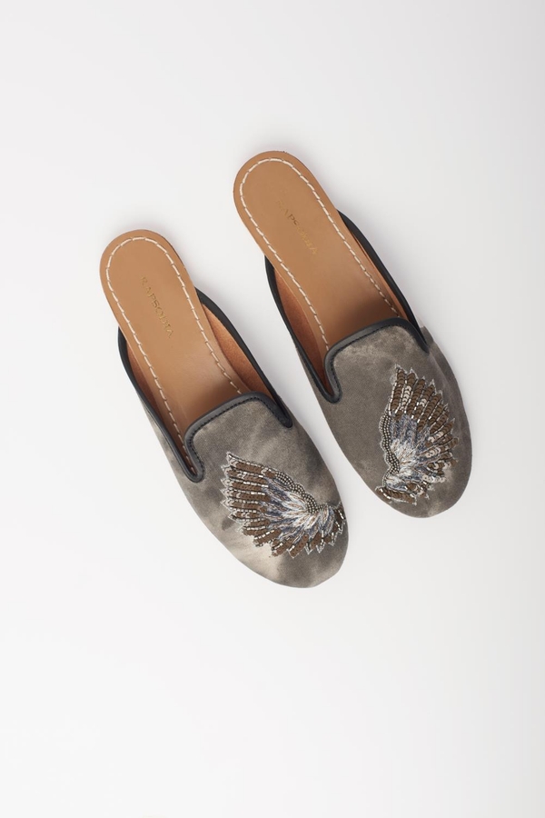Zuecos Batik Feather