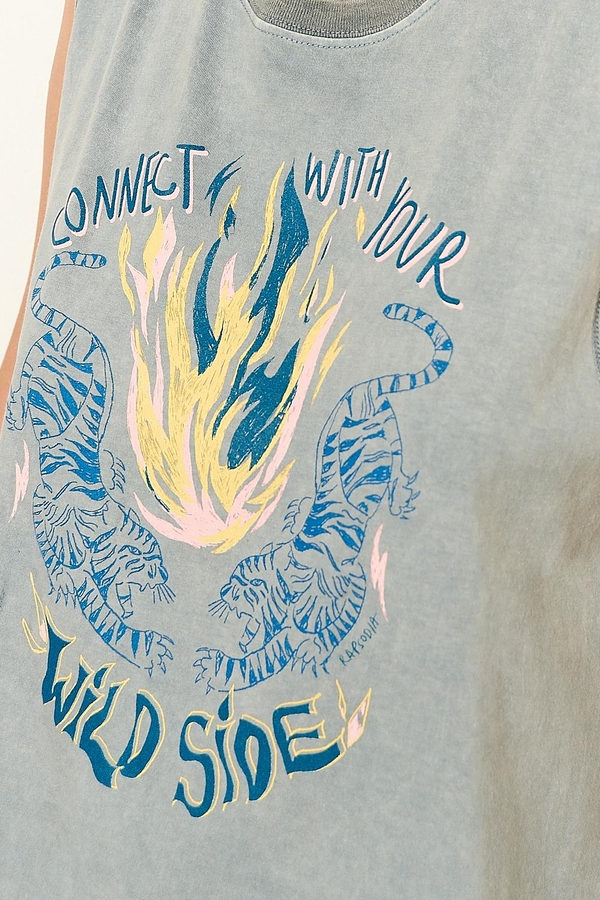 Musculosa Wild Tiger