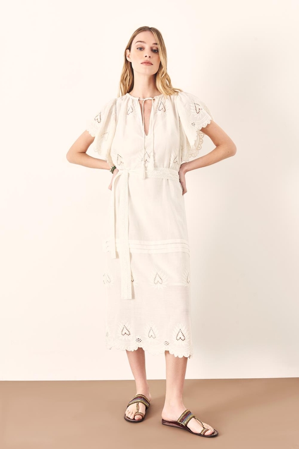 Vestido Delfi Bordado