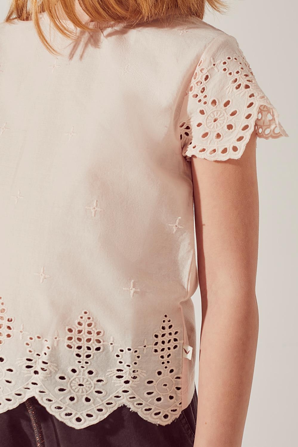 Camisa Broderie R Girls